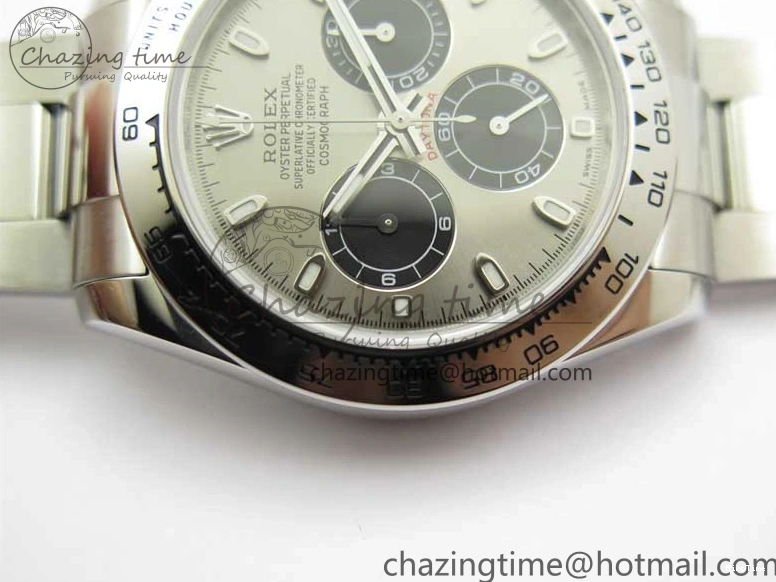 MiroTime 0409 SoftTouch Daytona 116509 KKF 1:1 Best Edition 904L Steel Gray Dial on SS Bracelet A 2459